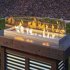 Folding Glass Guard for Gas Burners 12x42"