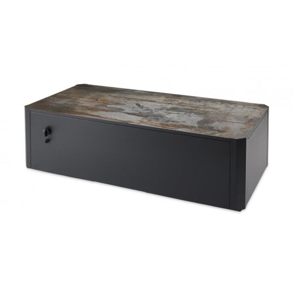The Outdoor GreatRoom Company Kinney 55-inch Linear Fire Pit Table with Burner Cover