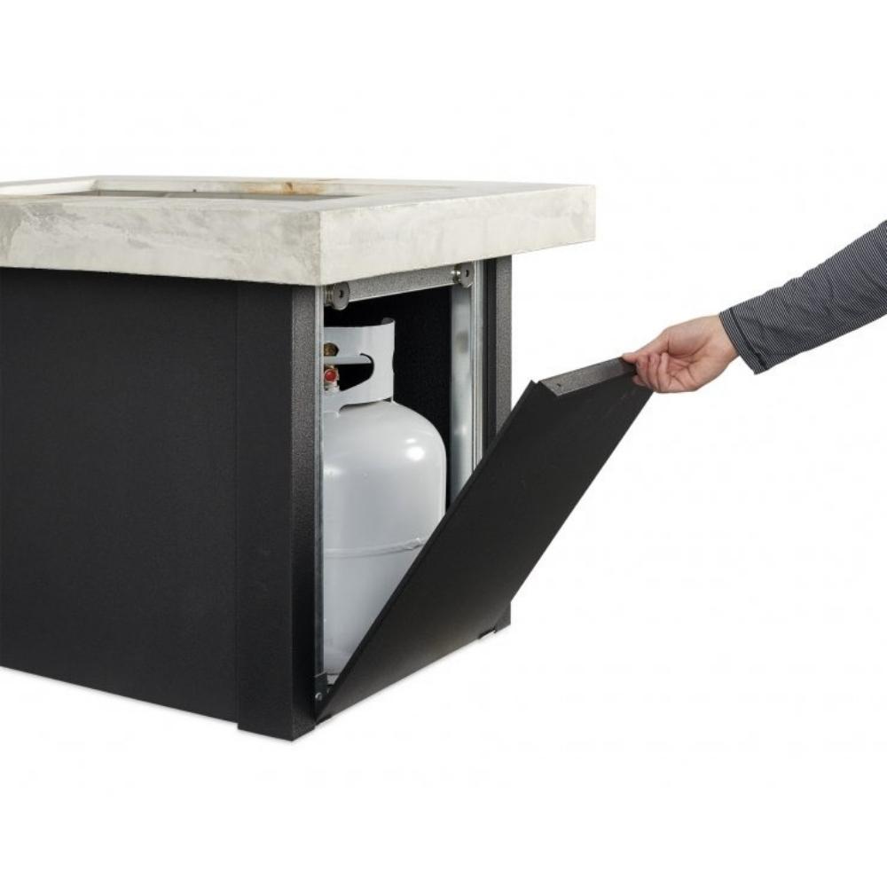 Access Door for Propane Tank - room setting