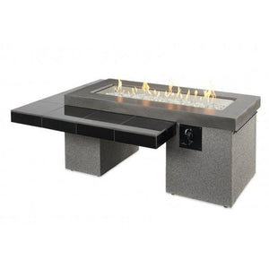 The Outdoor GreatRoom Company Uptown 65-Inch Linear Gas Fire Pit Table - UPT-1242