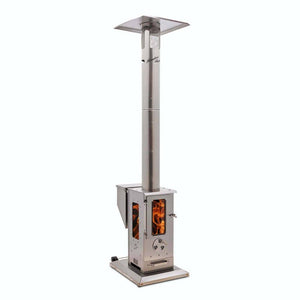 Timber Stoves Big Timber Stainless Steel Pellet Patio Heater - WPPHBTSS1.0