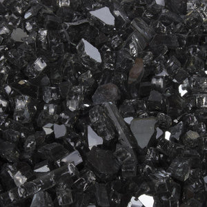 1/4" Black Reflective Fire Glass (25 lbs)