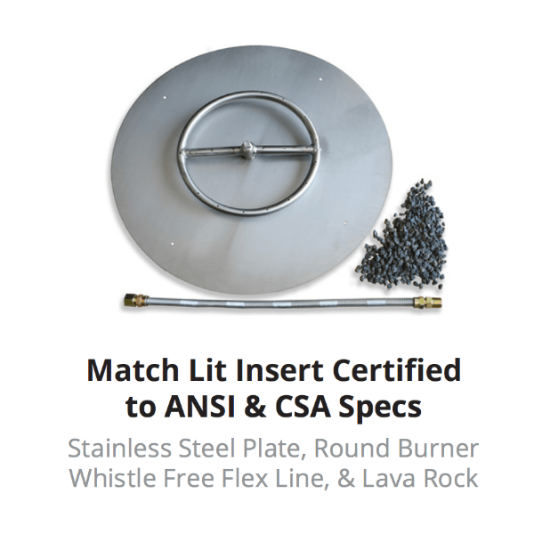 Included with Fire Pit