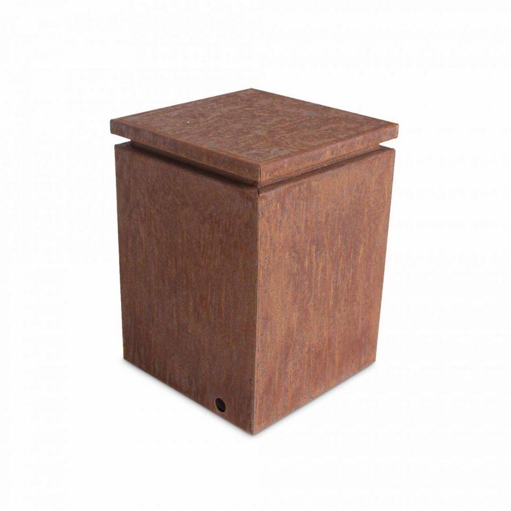 Top Fires Corten Steel Propane Tank Enclosure