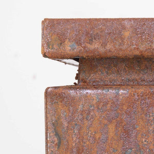 Top Fires Corten Steel Propane Tank Enclosure after a few years exposure to the elements