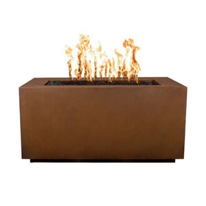 Top Fires Pismo Rectangular Corten Steel Gas Fire Pit