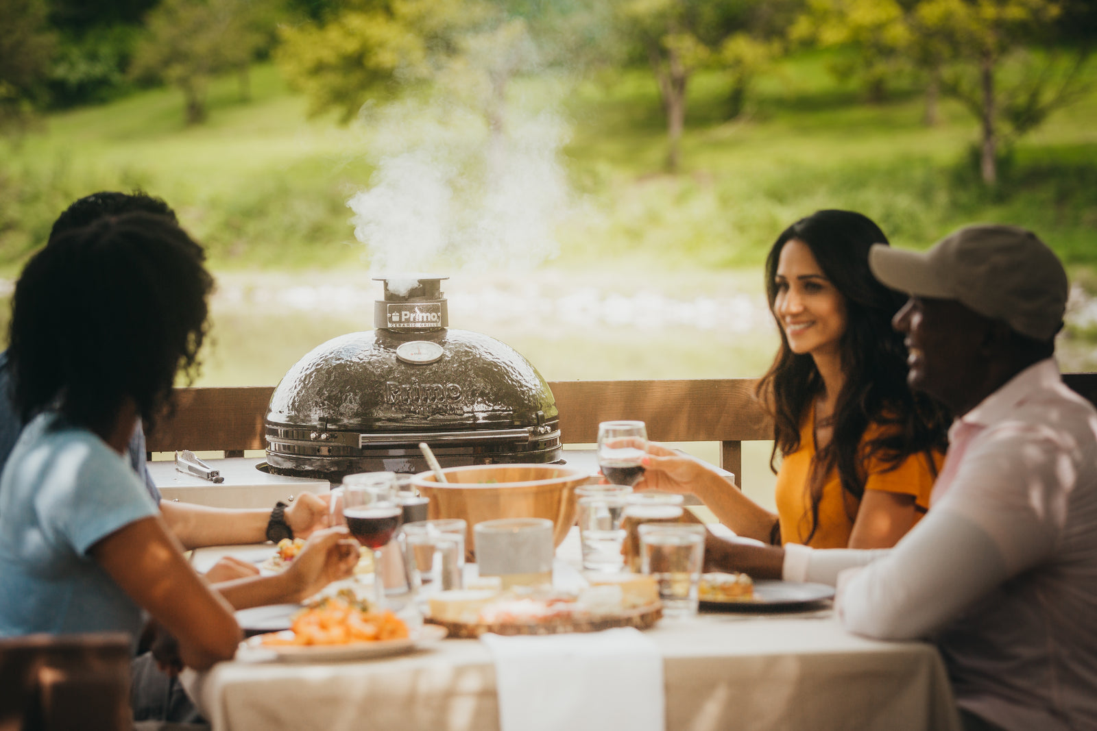 Primo Ceramic Oval Kamado Grill