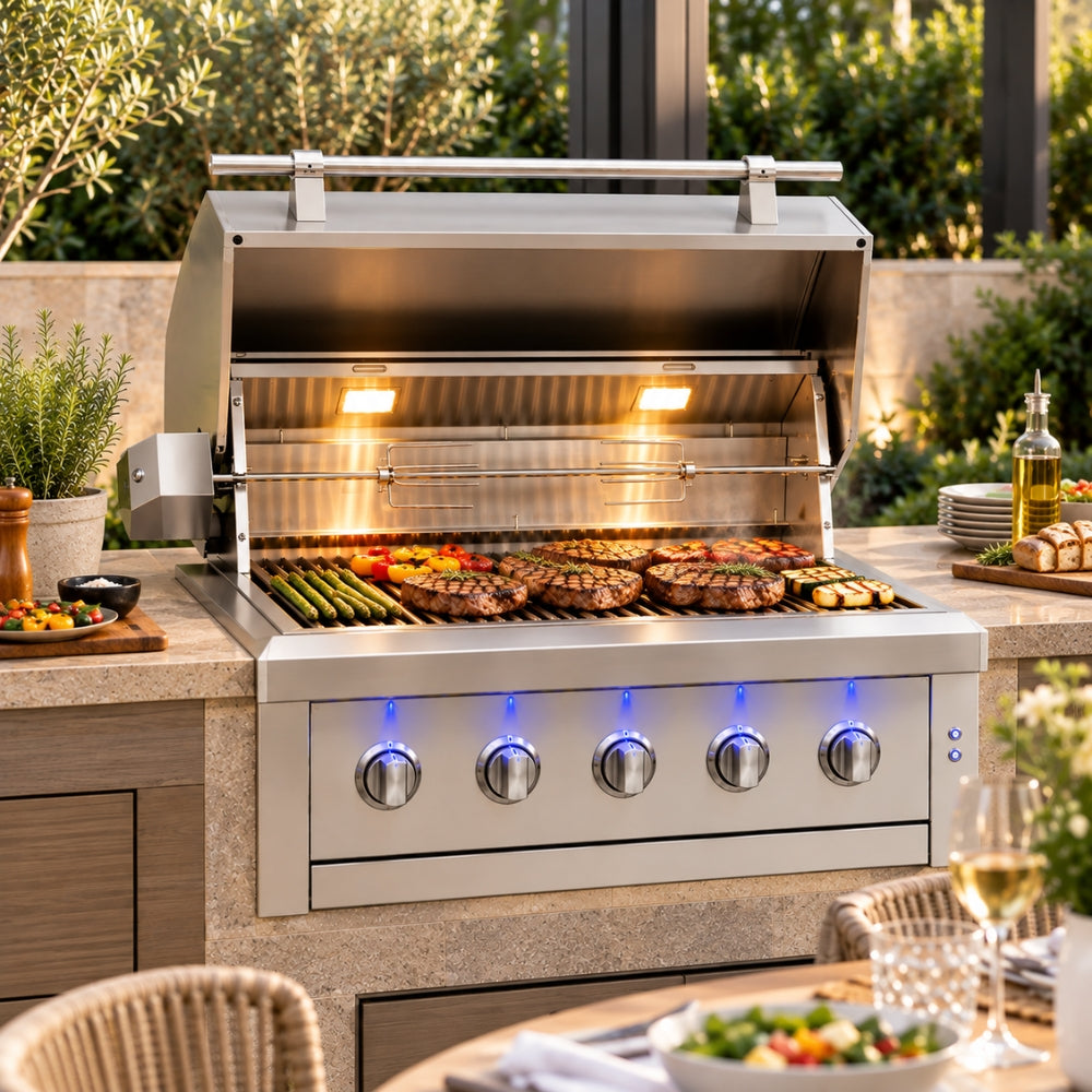 AMG Ovation Hybrid 36 Inch Luxury Outdoor Grills