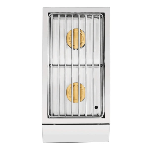 American Made Grills Encore Double Side Burner Above View