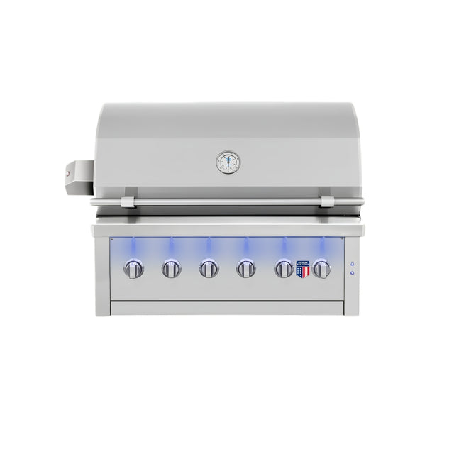 American Made Grills Ovation Hybrid 42-Inch Built-In Multi-Fuel Outdoor Grill