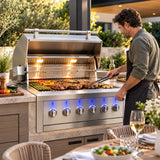 American Made Grills Ovation Hybrid 42-Inch Outdoor Grilling Lifestyle
