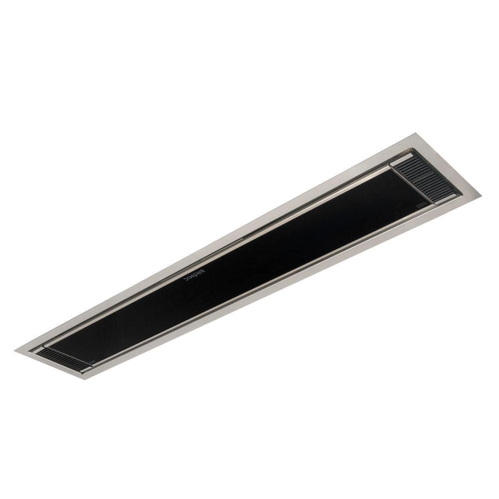 Black Bromic Platinum Smart Heat Electric Heater Flush Mounted Installation