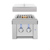 Estate Double Side Burner Together with Lid