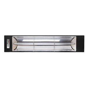 Eurofase 1500w black infrared electric heater - angle view