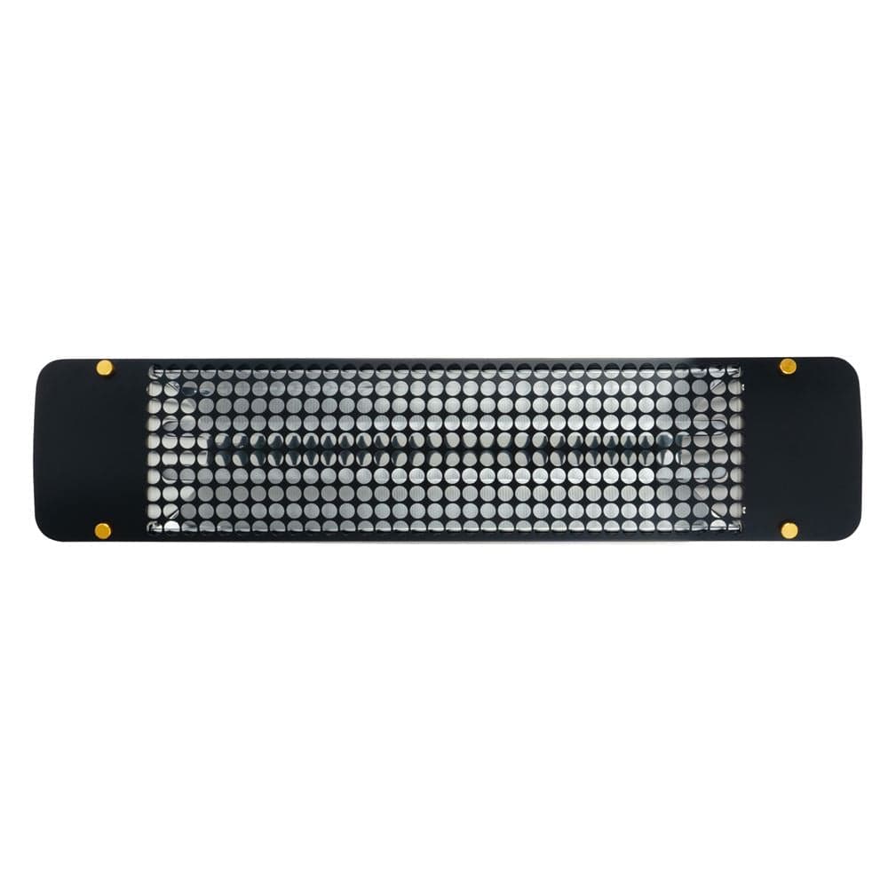 Eurofase 39-Inch Black Infrared Electric Heater with admiral decor plate
