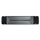Eurofase 39-Inch Black Infrared Electric Heater with admiral decor plate