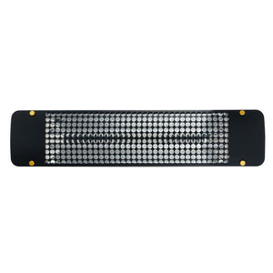 Eurofase 39-Inch Black Infrared Electric Heater with admiral decor plate