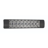 Eurofase 39-Inch Black Infrared Electric Heater with clover decorative plate