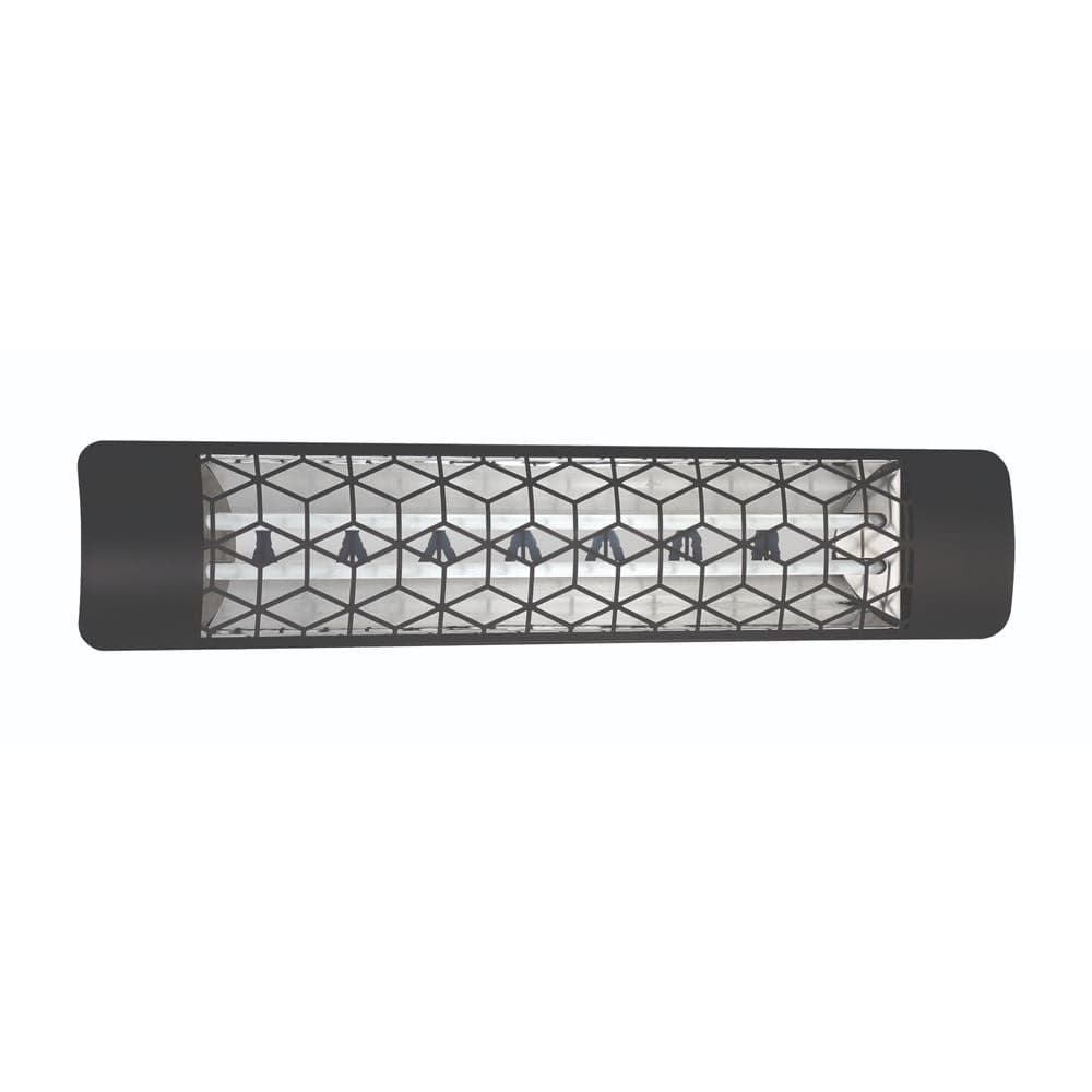 Eurofase 39-Inch Black Infrared Electric Heater with stella - angle view