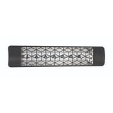 Eurofase 39-Inch Black Infrared Electric Heater with stella - angle view