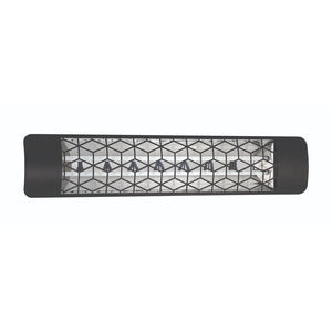 Eurofase 39-Inch Black Infrared Electric Heater with stella - angle view