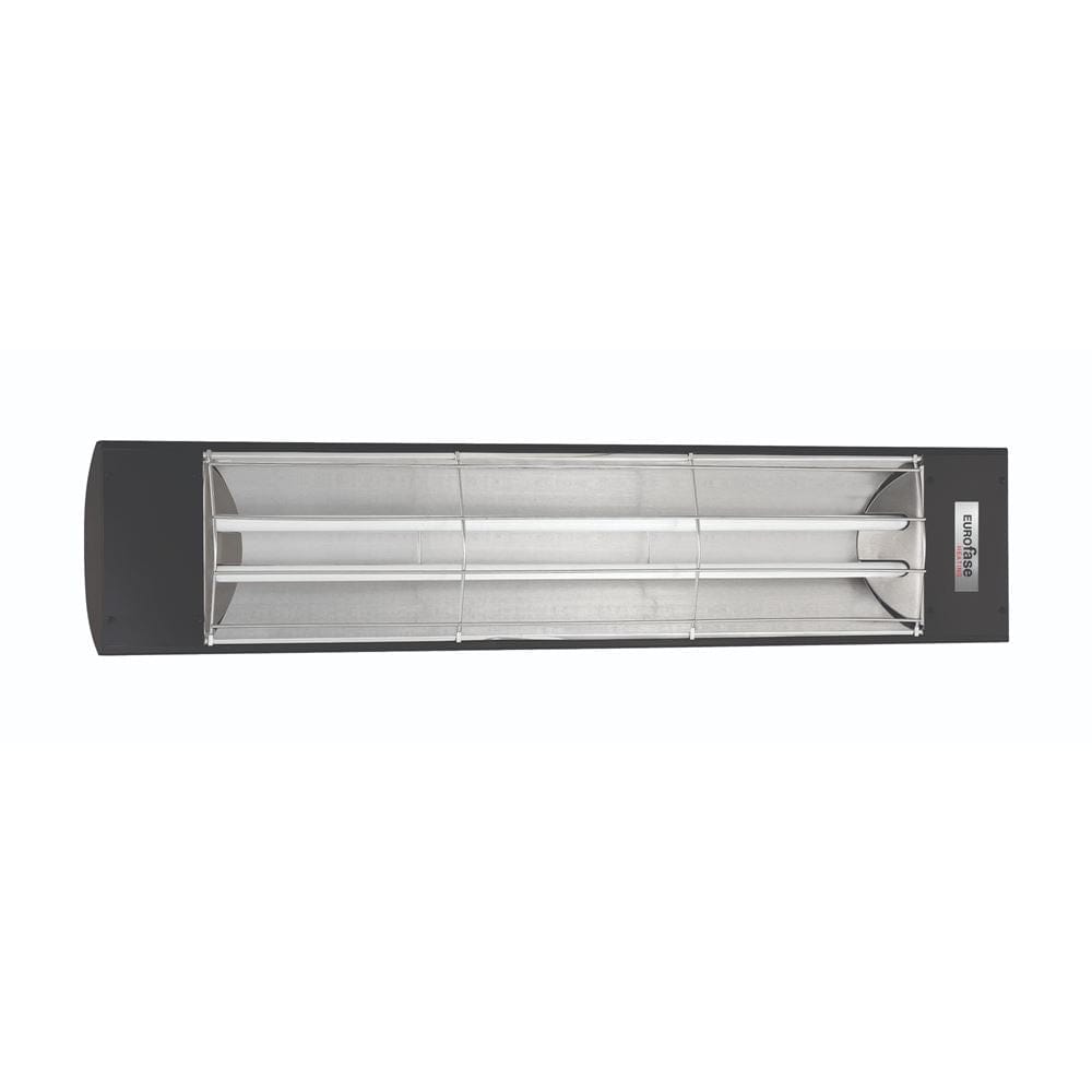 Eurofase 4000W 39-Inch Dual Element Black Infrared Electric Heater - angle view
