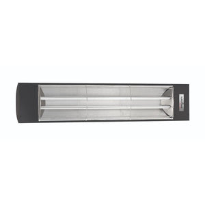Eurofase 4000W 39-Inch Dual Element Black Infrared Electric Heater - angle view