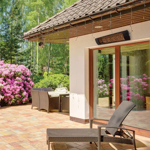 Eurofase 39-Inch Dual Element Infrared Electric Heater at a vacation house - feature detail