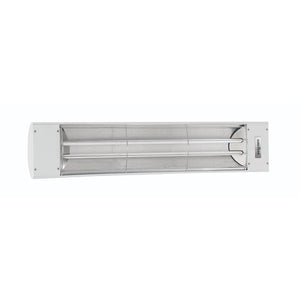 Eurofase 39-Inch Dual Element White Infrared Electric Heater - angle view