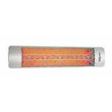Eurofase 39-Inch Stainless Steel Infrared Electric Heater with astra decor plate - angle view