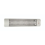 Eurofase 39-Inch Stainless Steel Infrared Electric Heater with mason decor plate
