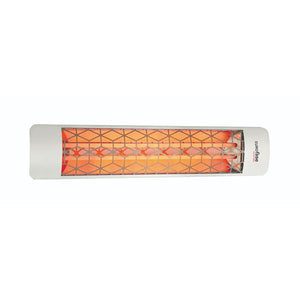 Eurofase 39-Inch Stainless Steel Infrared Electric Heater with stella decor plate