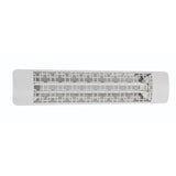 Eurofase 39-Inch White Infrared Electric Heater with brix - angle view