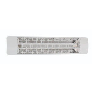 Eurofase 39-Inch White Infrared Electric Heater with brix - angle view