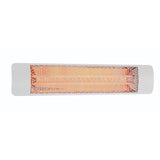 Eurofase 39-Inch White Infrared Electric Heater with mason decor plate