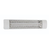 Eurofase 39-Inch White Infrared Electric Heater with mason decor plate