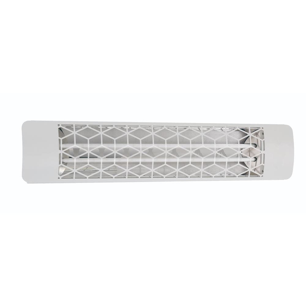 Eurofase 39-Inch White Infrared Electric Heater with stella decor plate