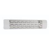Eurofase 39-Inch White Infrared Electric Heater with stella decor plate