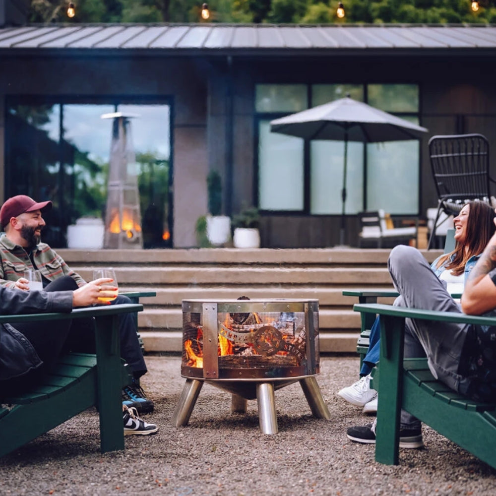 Timber Stoves Fire Pit White Background