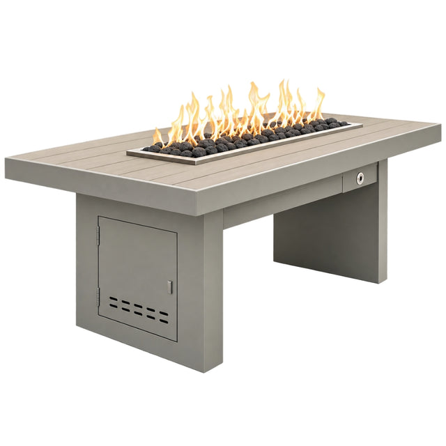 Top Fires Alameda Composite Wood Fire Table