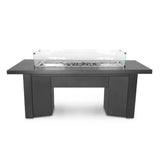 Top Fires Alameda 72 Rectangular Steel Gas Fire Pit Table