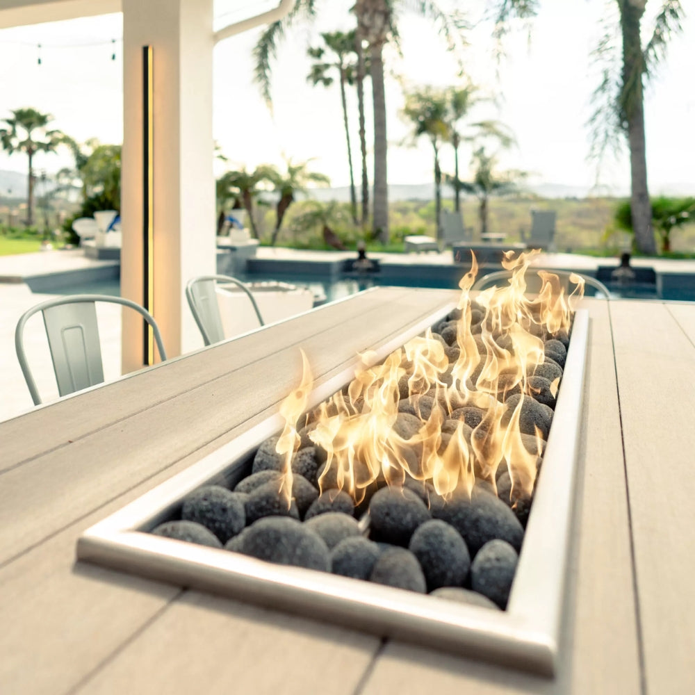 Top Fires Alameda Composite Wood Fire Pit Table
