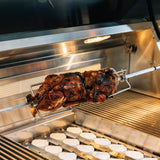 Roasting Chicken on the American Made Grills Estate 36 Gas Grill - lifestyle view