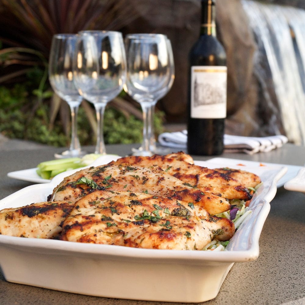 grilled chicken fillets cooked on the American Outdoor Grill L 30&quot; Gas Grill