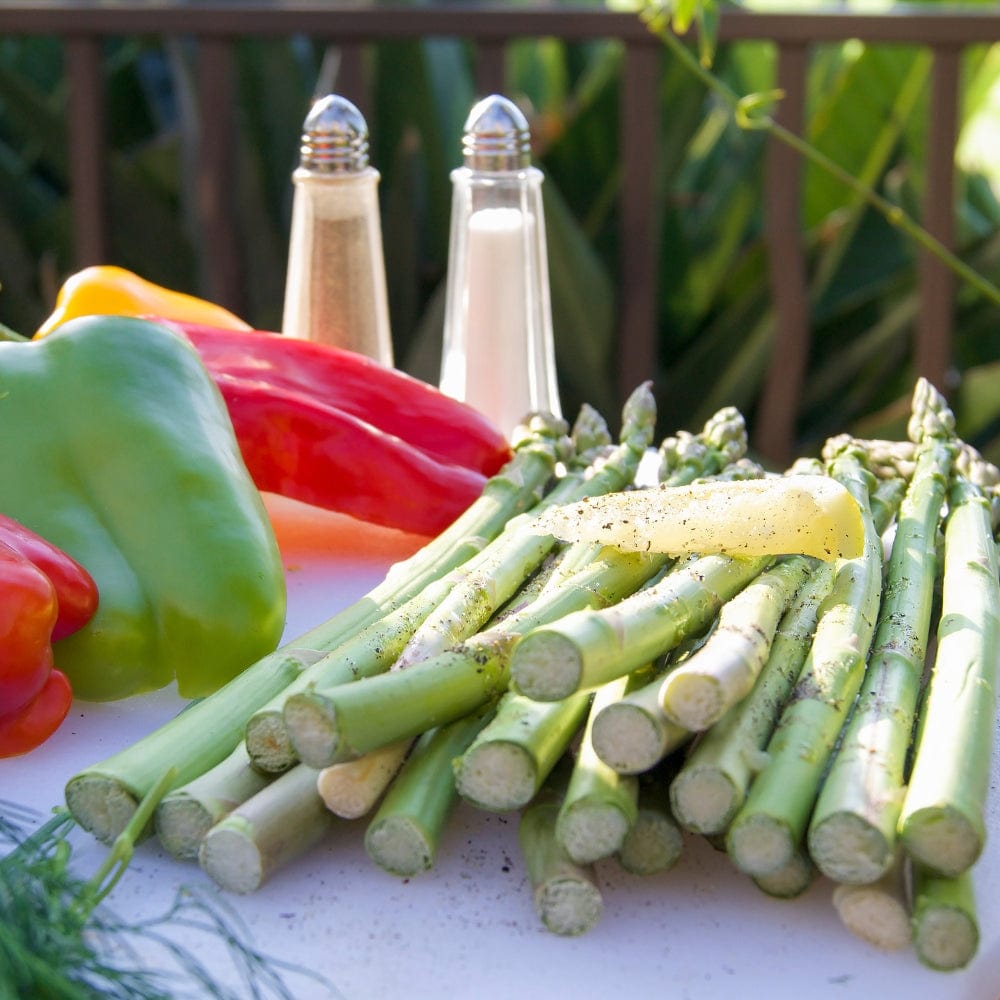 grilled asparagus cooked on the American Outdoor Grill L 30&quot; Gas Grill