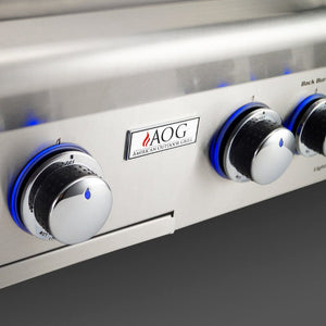 american outdoor grill control knobs with blue led lights