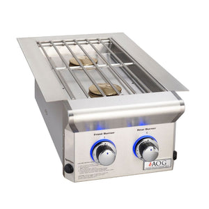 American Outdoor Grill L-Series Double Side 15-Inch Built-In Stainless Steel Gas Burner