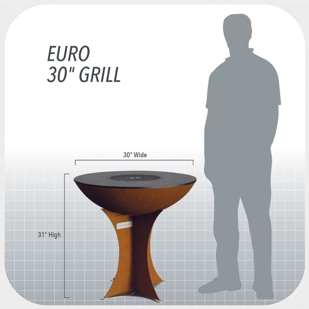 Reference Grill Size with 5 foot 10 Male