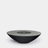 Arteflame Classic 11-inch Tall Matte Black Fire Bowl with Cooktop and Optional Grill Grate