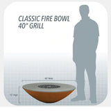 Arteflame Classic 11-Inch Tall Corten Steel Fire Bowl dimensions